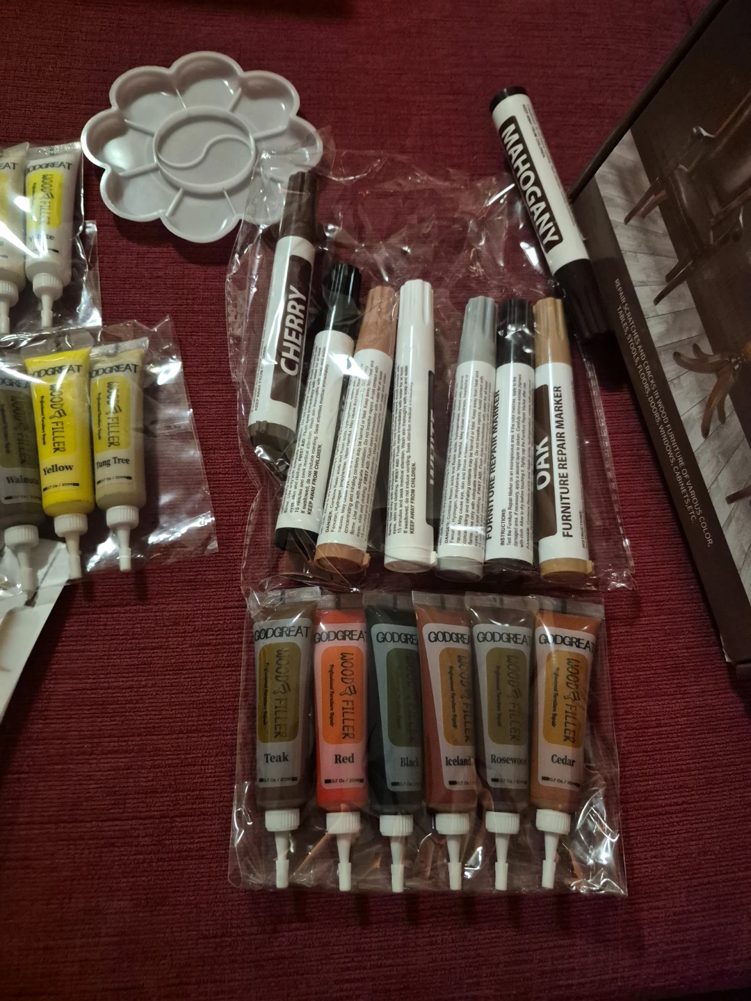🥕Wood Furniture Repair Kit with Fillers and Markers - photo 4