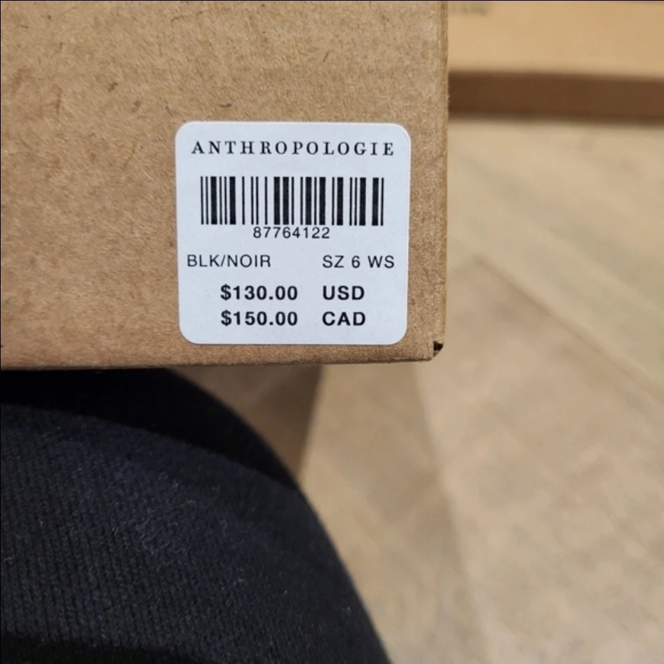 New Anthropologie Black Bow Slides - Size 6 - photo 5