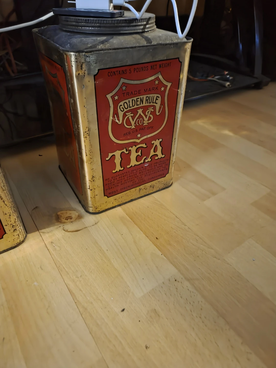 Golden Rule Tea Tin - 5 Pounds Net Weight