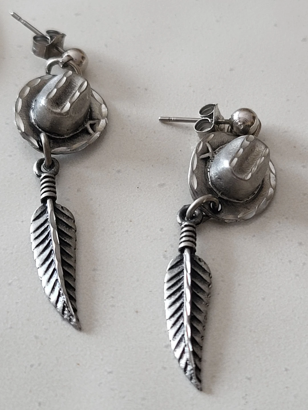 Assorted Dangle Earrings - Feather, Chili Pepper, and Tribal - photo 2