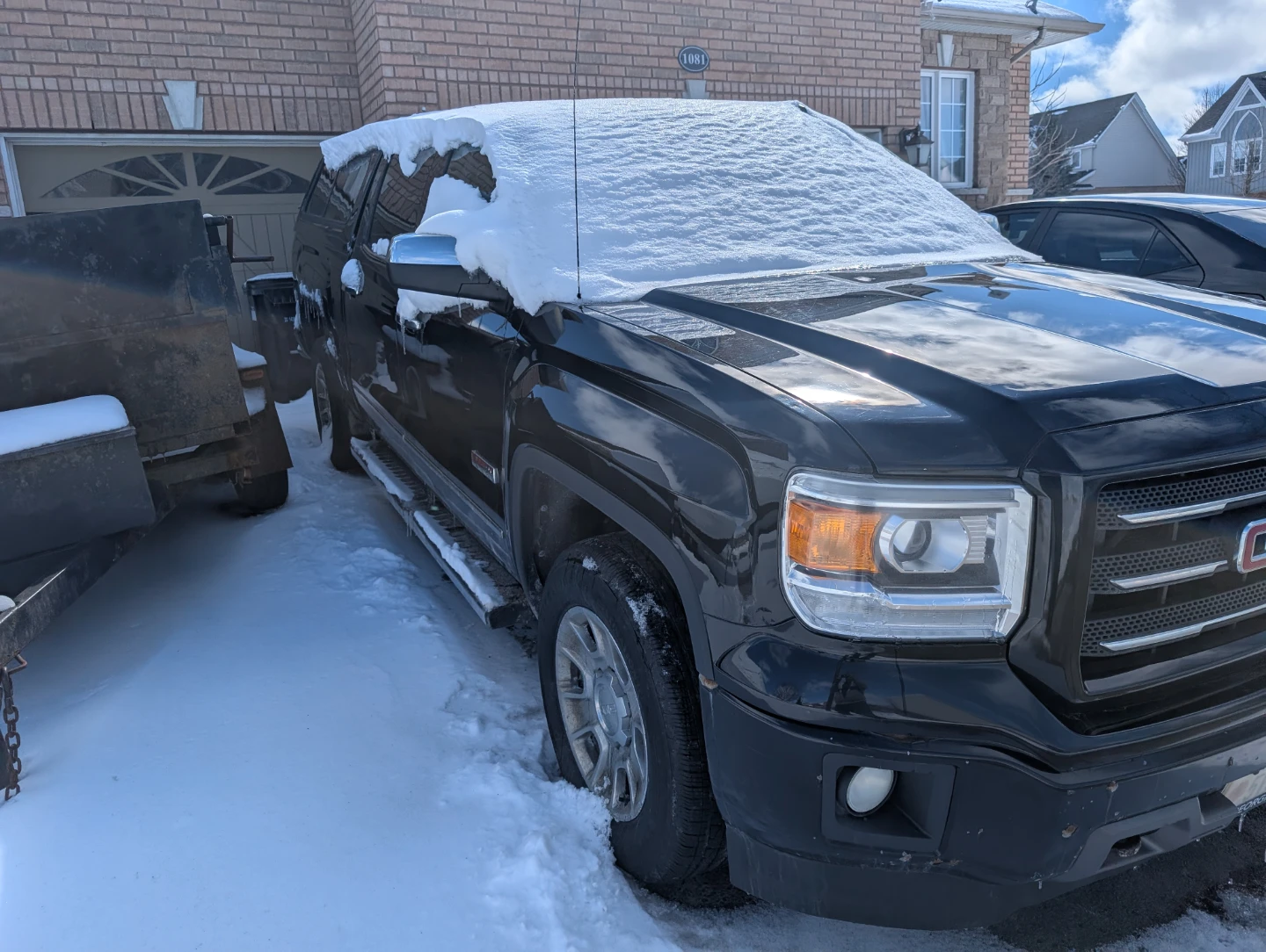 Black GMC Sierra Pickup Truck