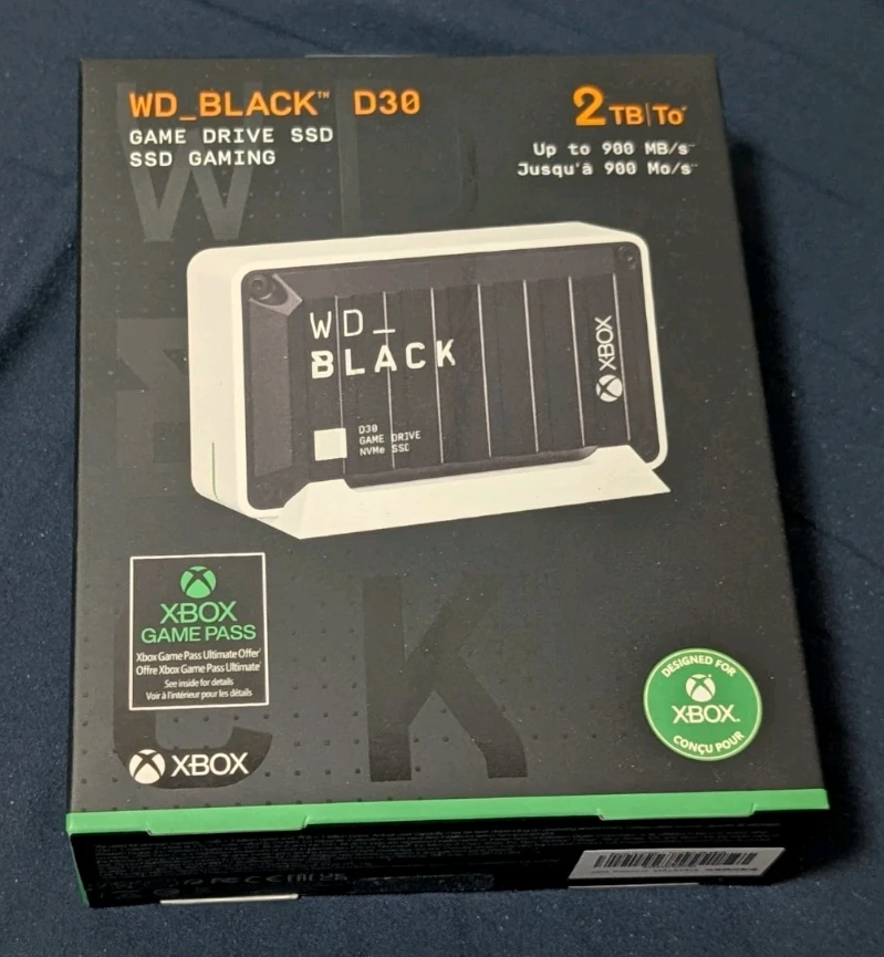SanDisk D30 2TB SSD Xbox