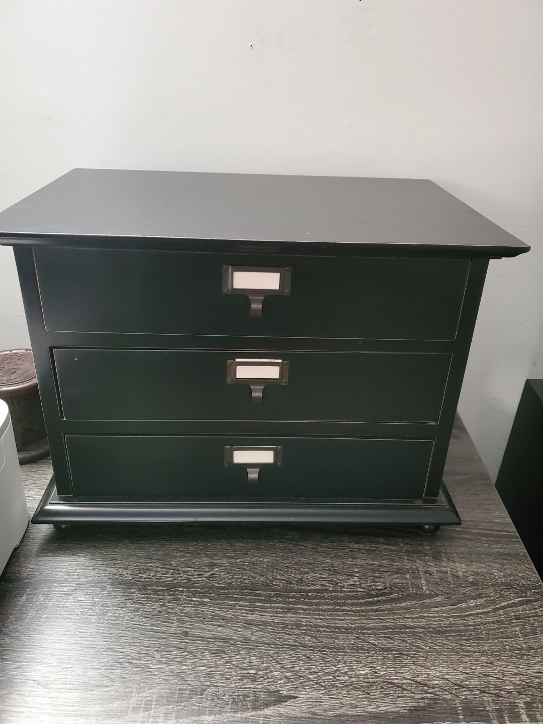 Black 3-Drawer Organizer