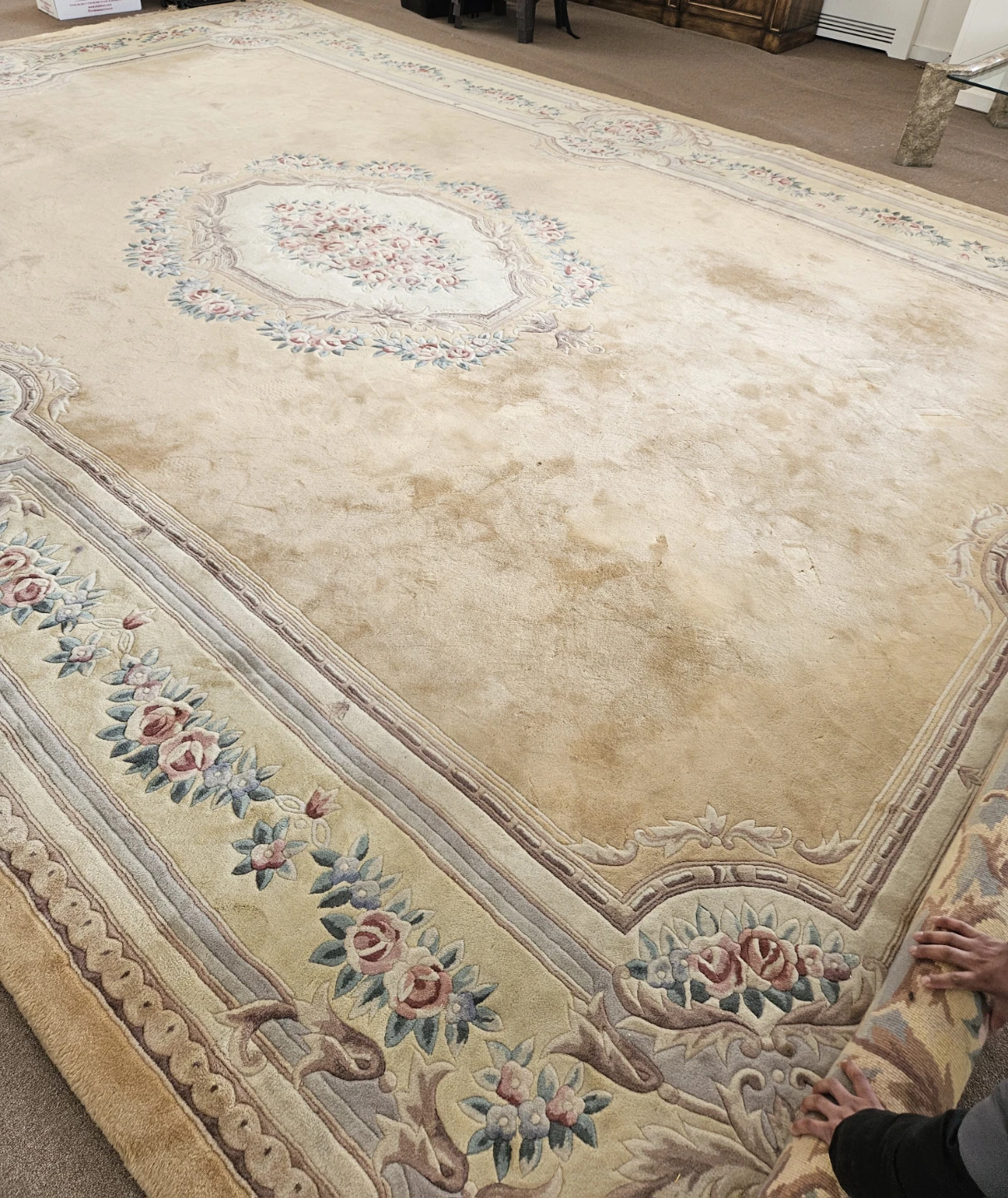 Beautiful  Xlarge 12x20 hand knotted Japanese wool rug - photo 4