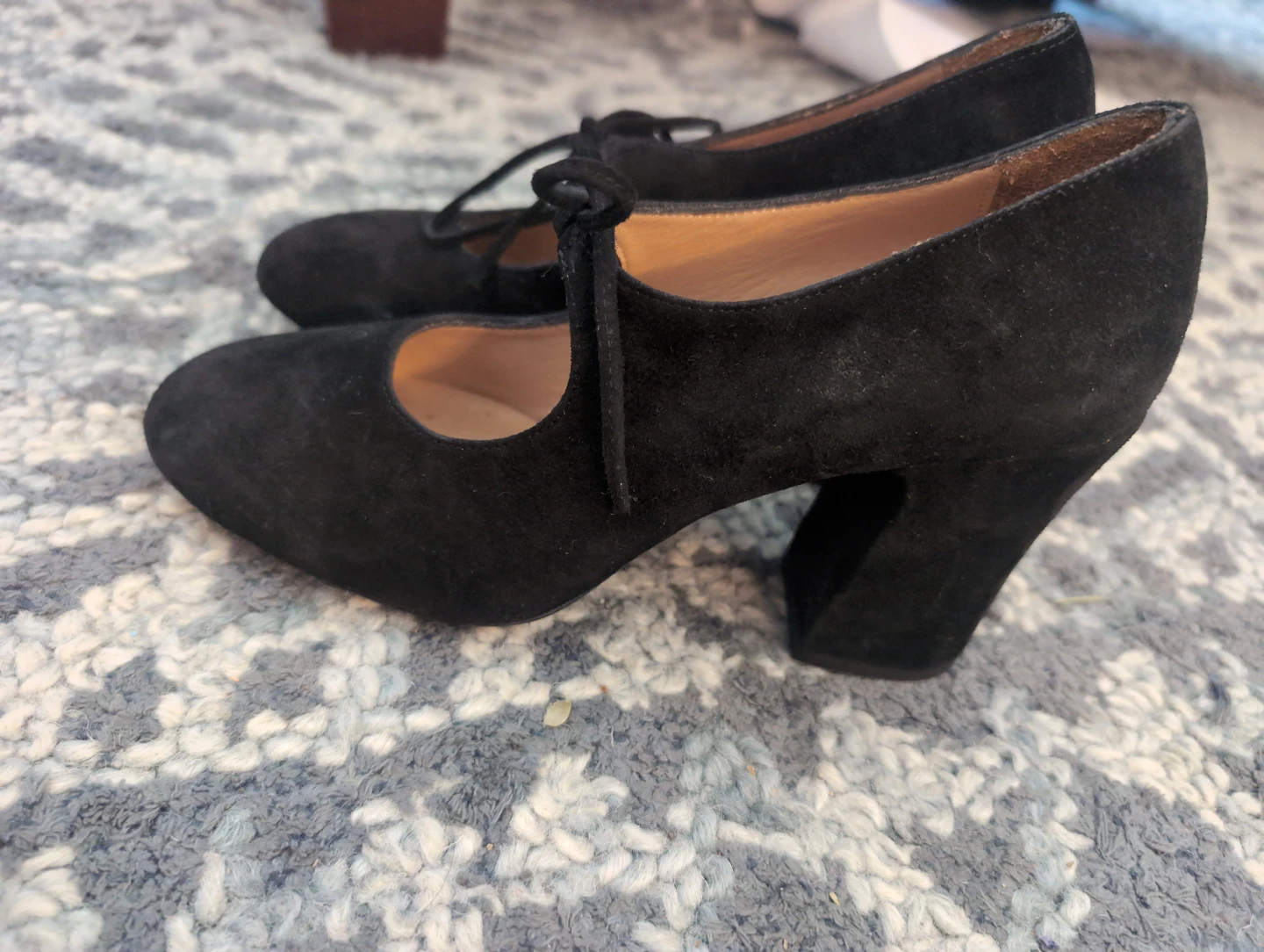 Bueno Black Suede Mary Jane Heels - photo 2