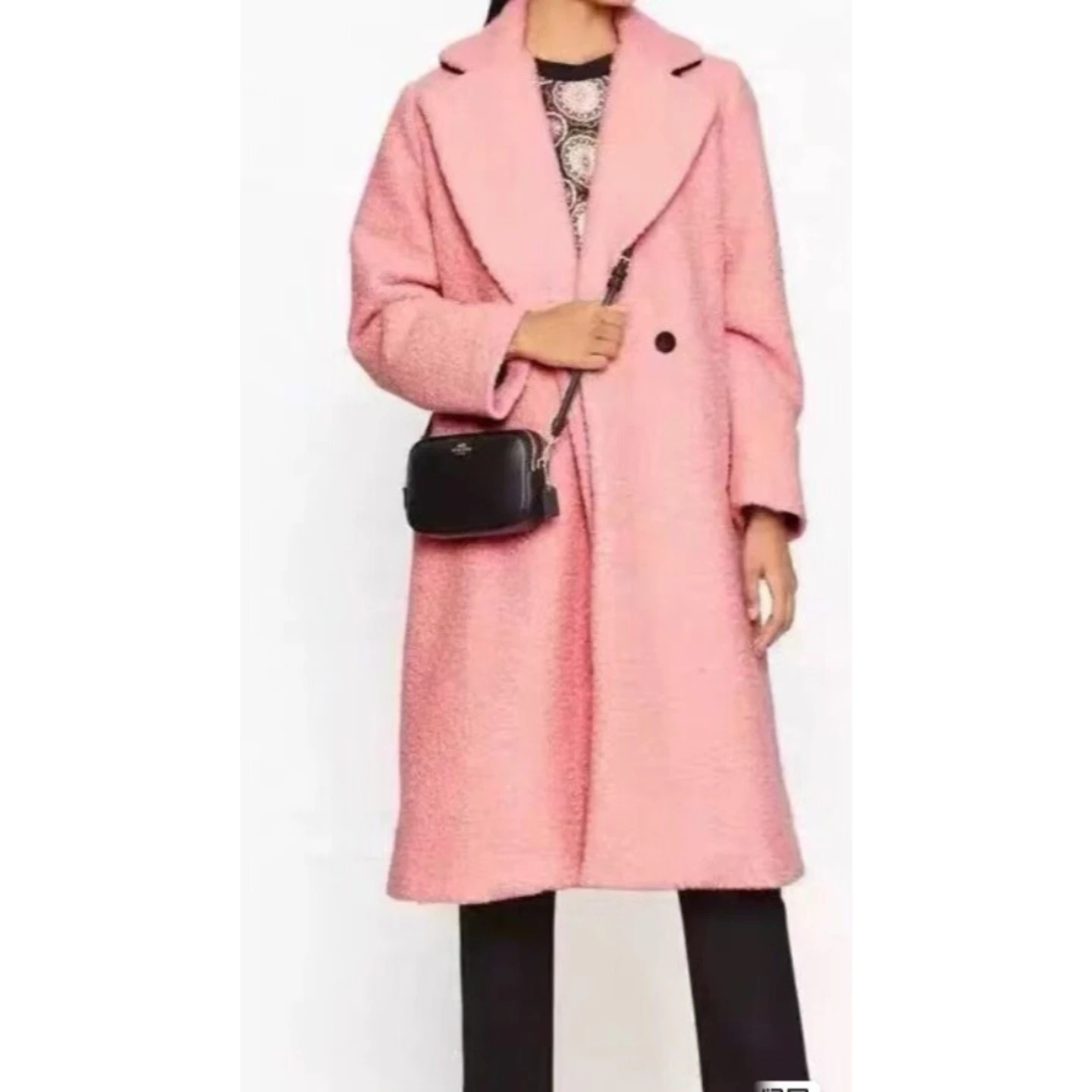 Paul Smith Pink Teddy Coat