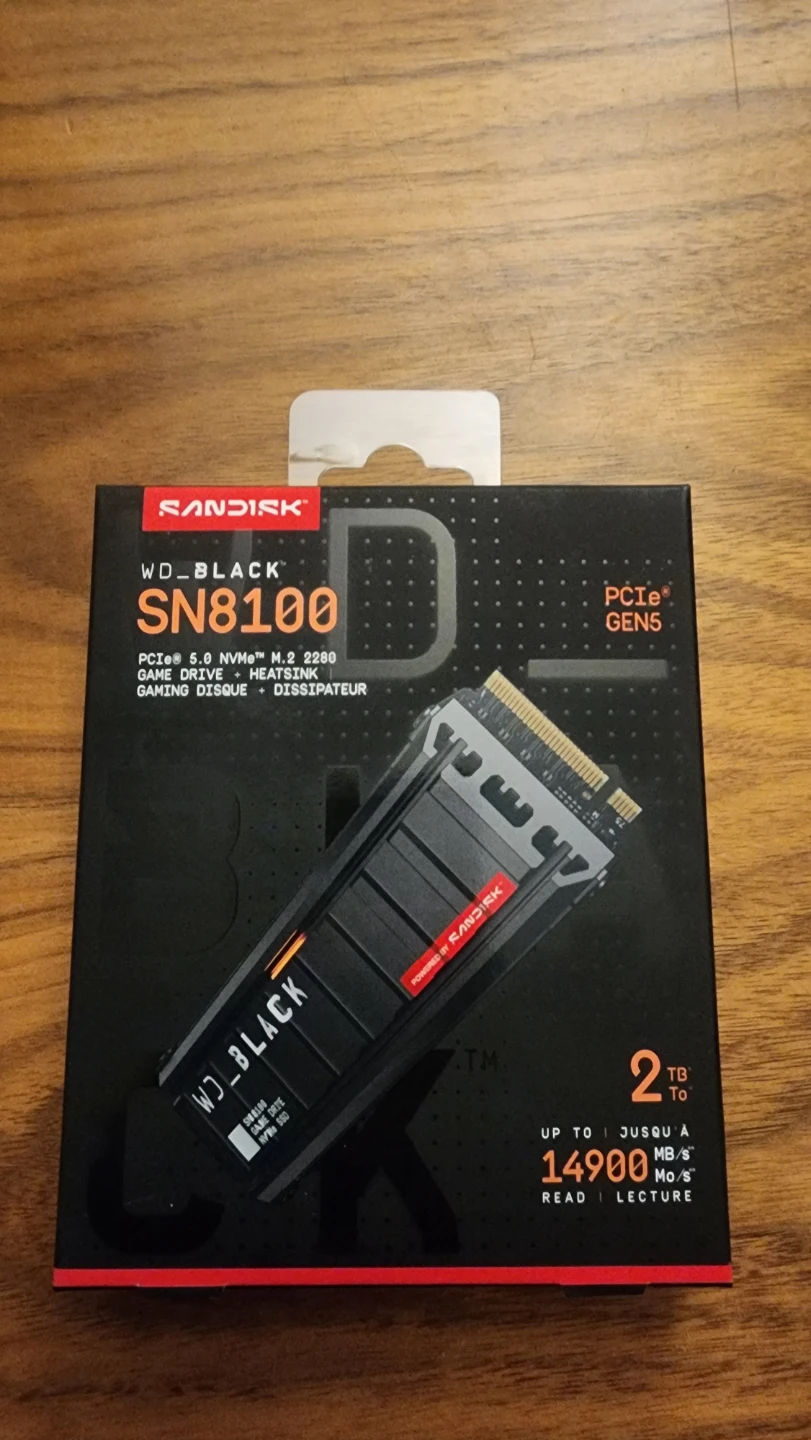 WD_BLACK SN8100 2TB NVMe Game Drive