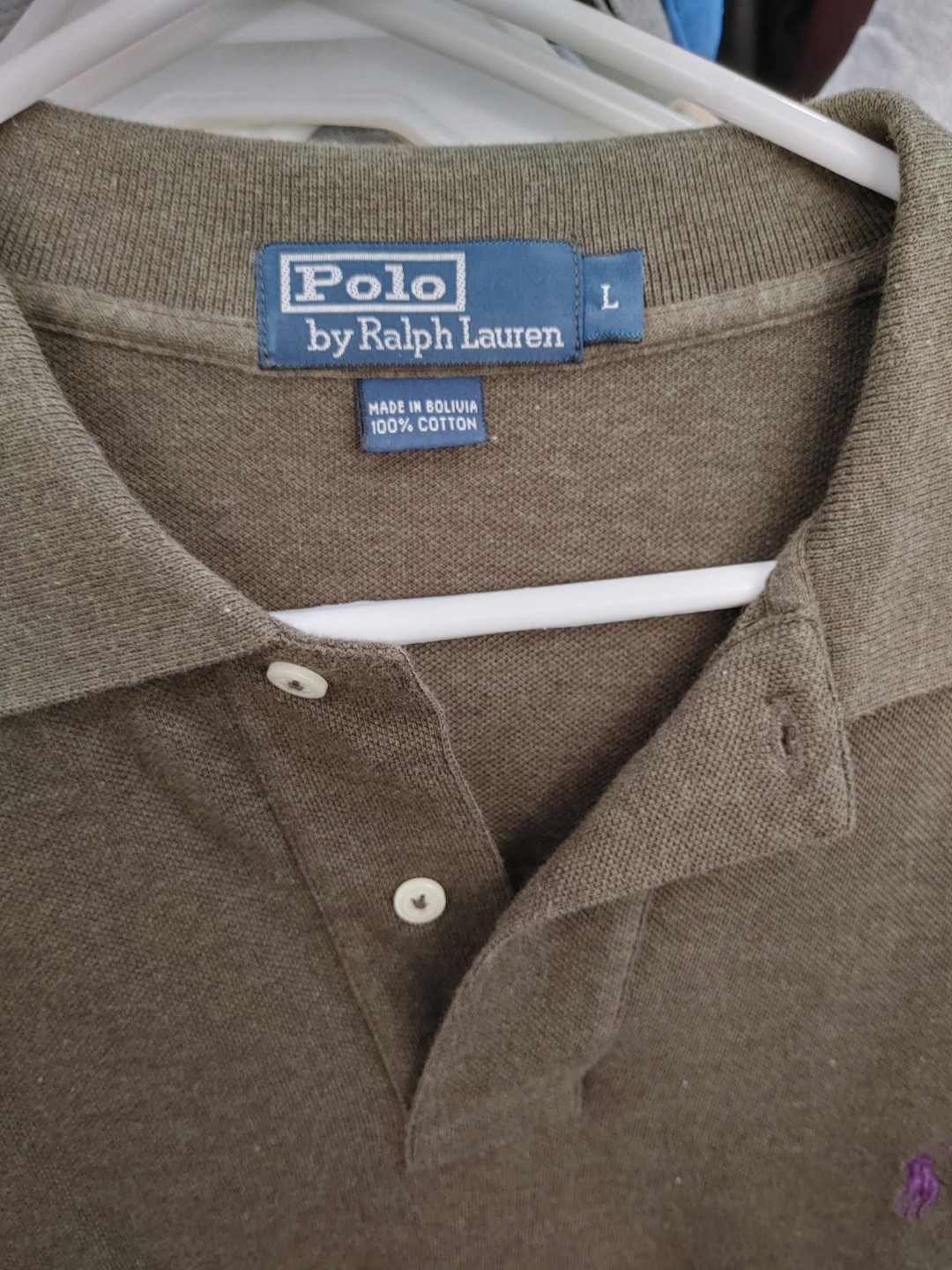 🧡 BRAND NEW RALPH LAUREN LONG SLEEVED POLO MENS LARGE - photo 3