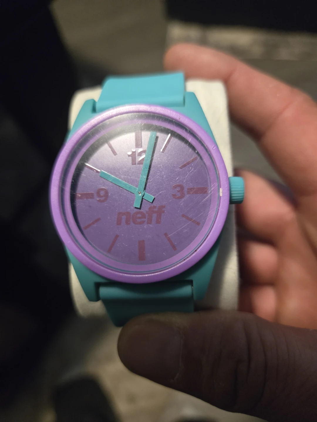 Neff Watch - Teal and Purple