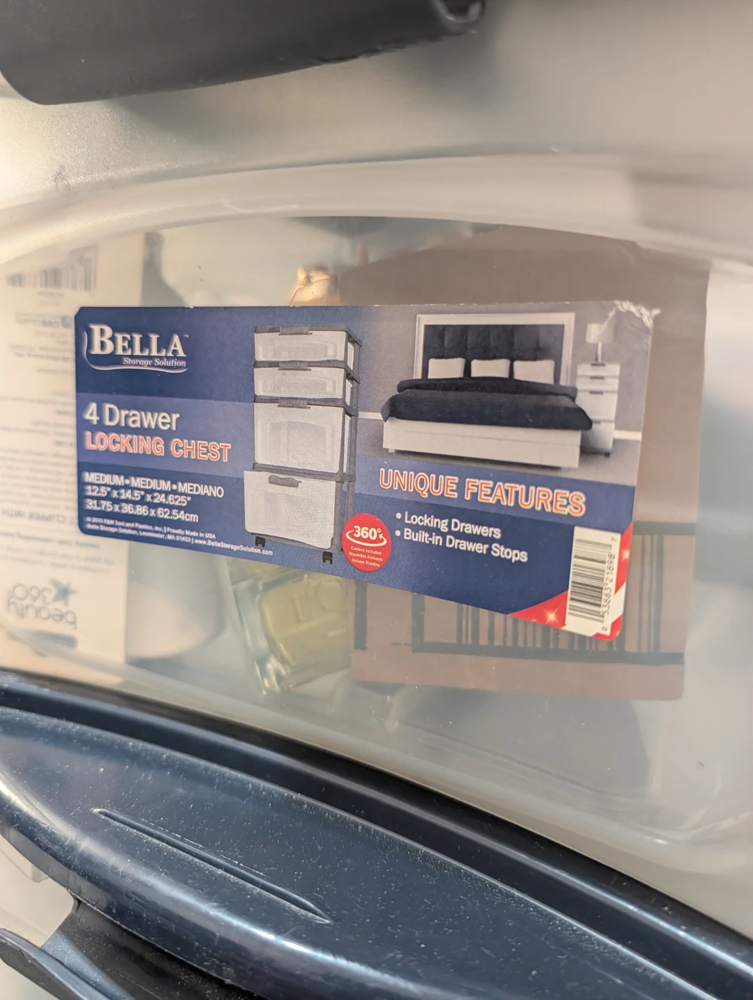 BELLA 4 Drawer Storage Chest - photo 3