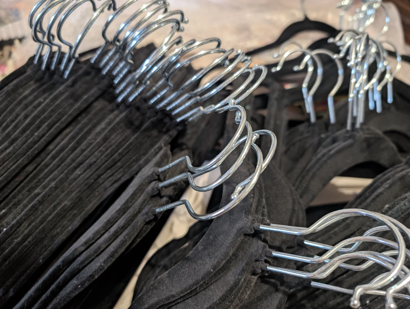 Black Velvet Hangers