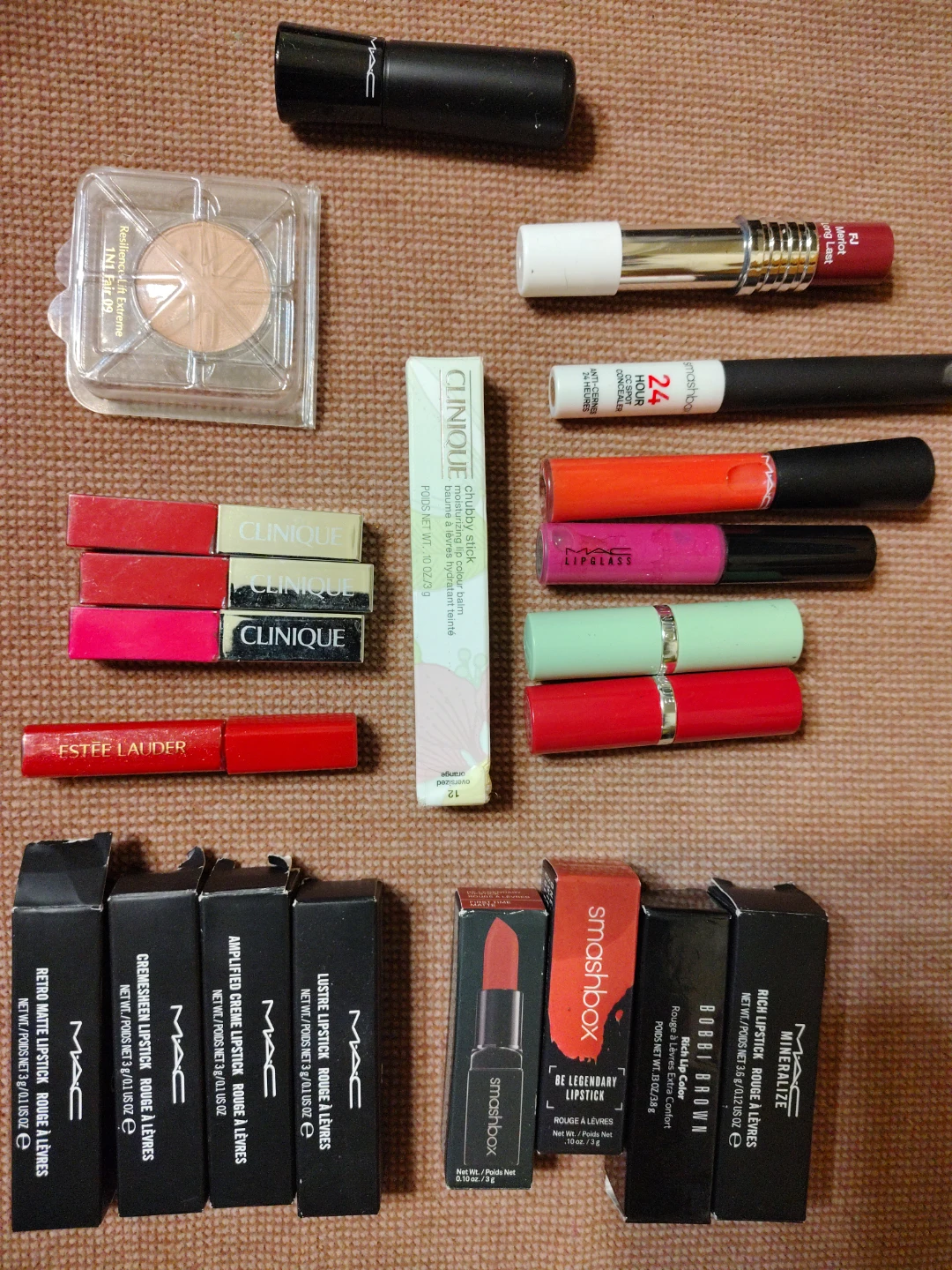 MAC, Clinique, Estee Lauder,