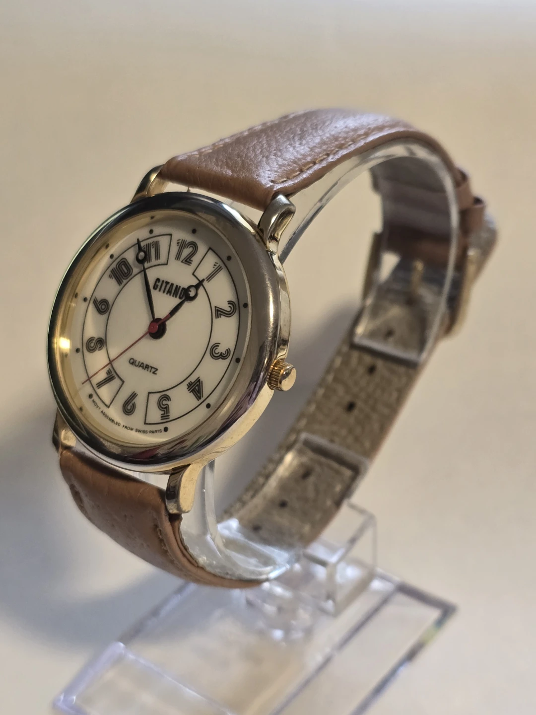 35mm Gitano Quartz Mens Watch NEW BATTERY - photo 3