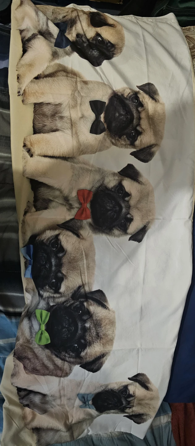 Pug Puppies Pillowcase - photo 2