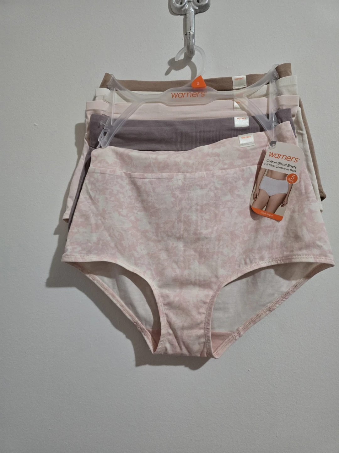 ​NWT Warner’s Blissful Benefits Panties - 5-Pack - Size Small