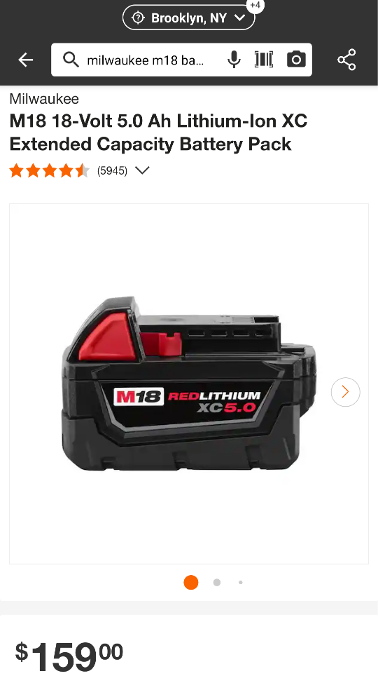 M18 Milwaukee FUEL Drywall Screwgun + XC 5.0 Battery Pack - photo 3