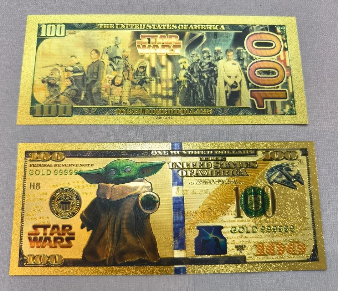 GOLDEN COLLECTABLE STAR WARS BILLS 10 PACK NEW - photo 4
