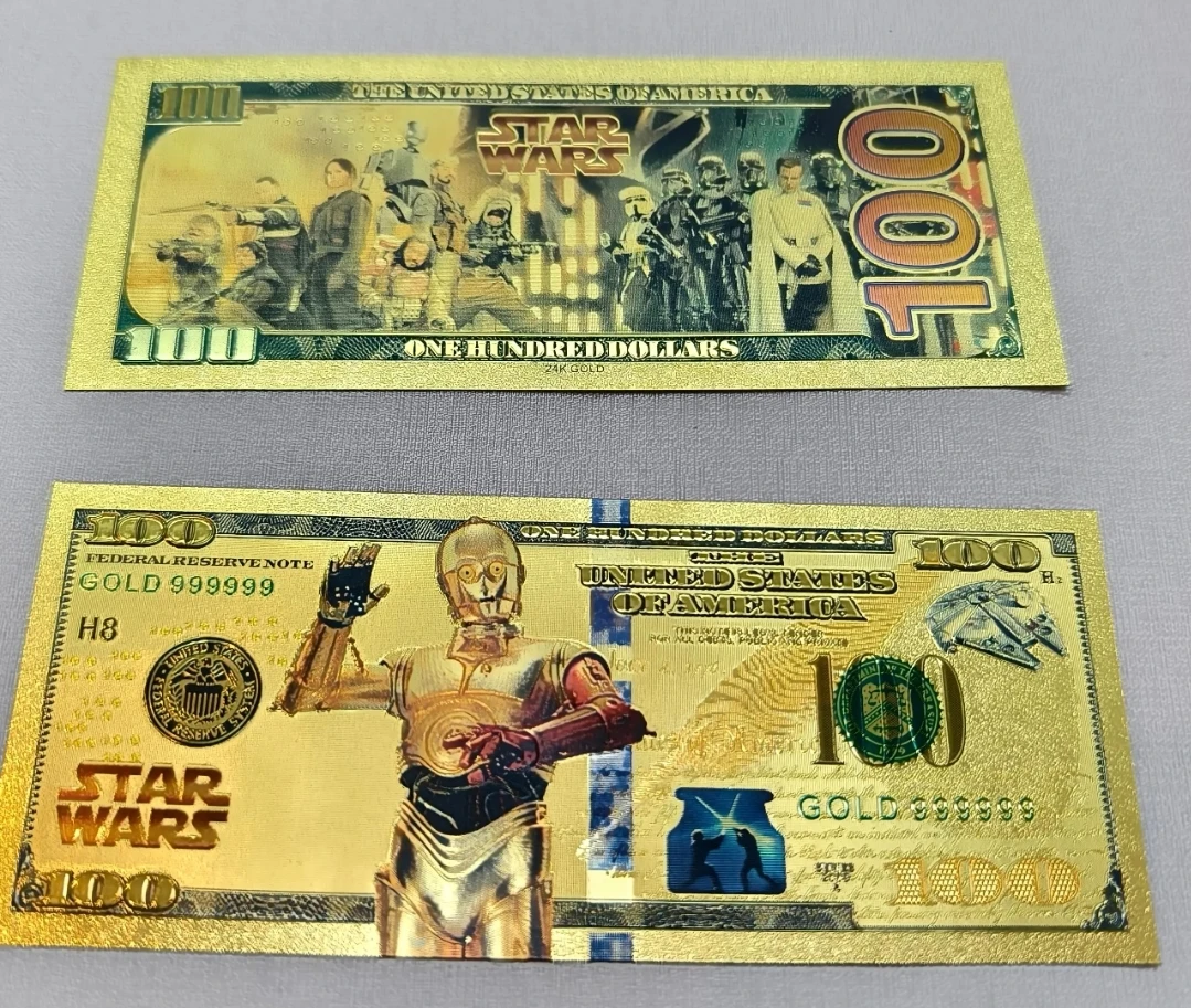 GOLDEN COLLECTABLE STAR WARS BILLS 10 PACK NEW - photo 5