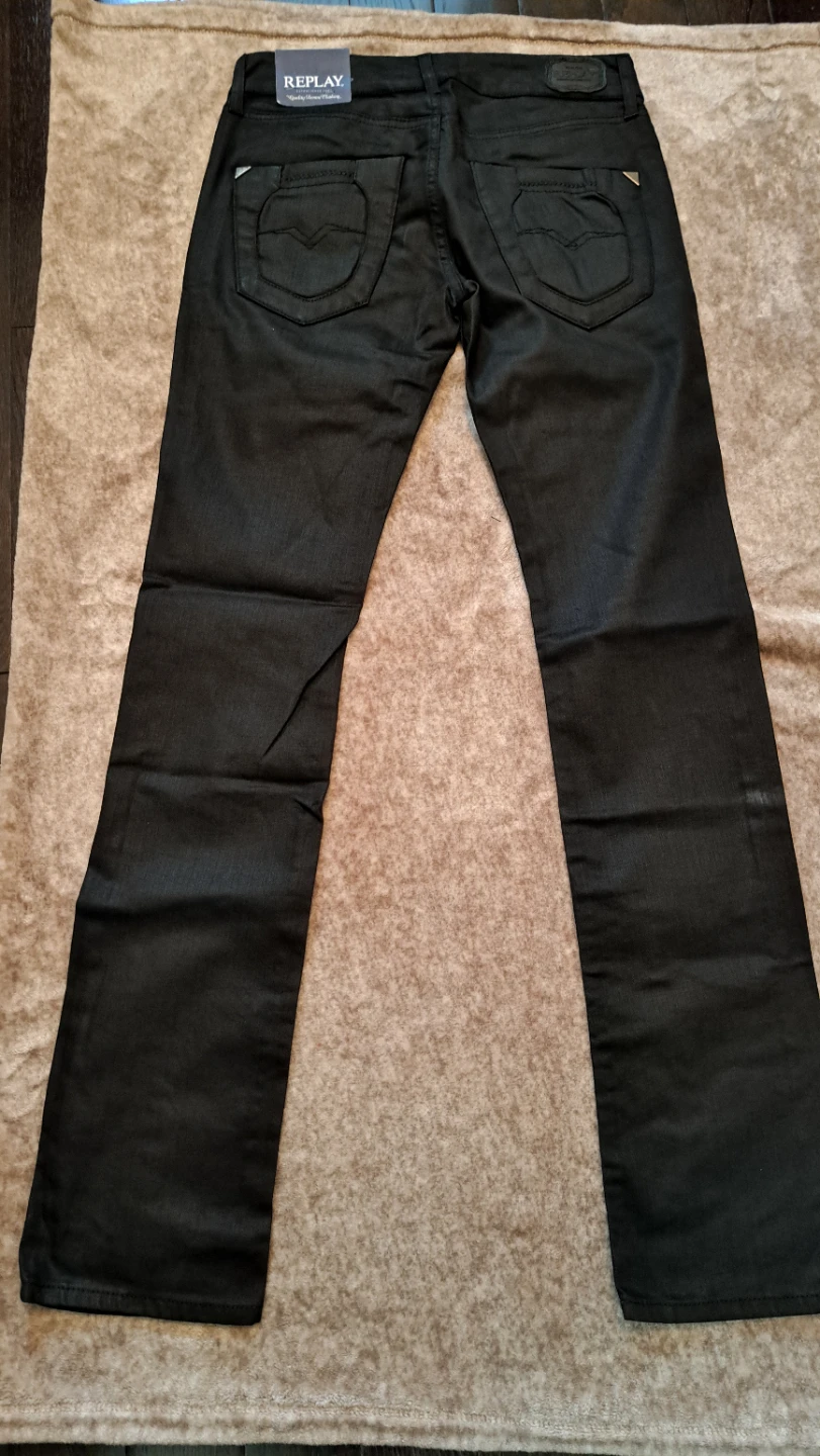NWT Black Replay Jeans, Size: W28 L34 - photo 2