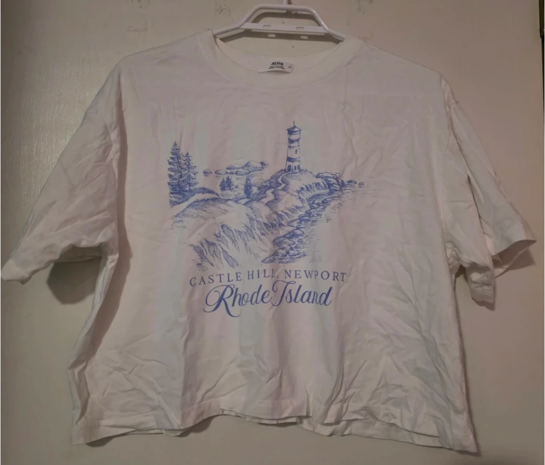 Navy T-shirt and White T-shirt - photo 2