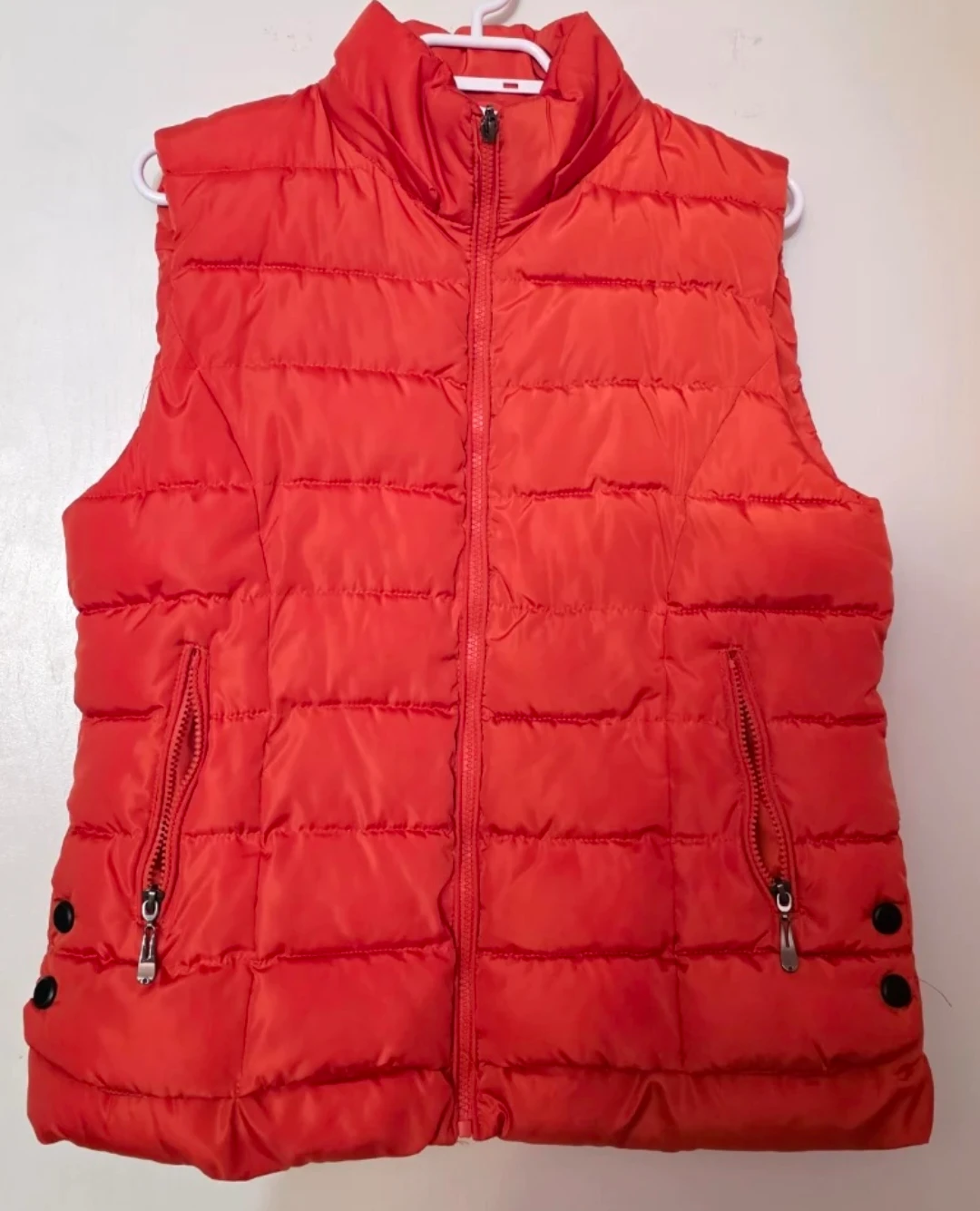 Bright Orange Puffer Vest