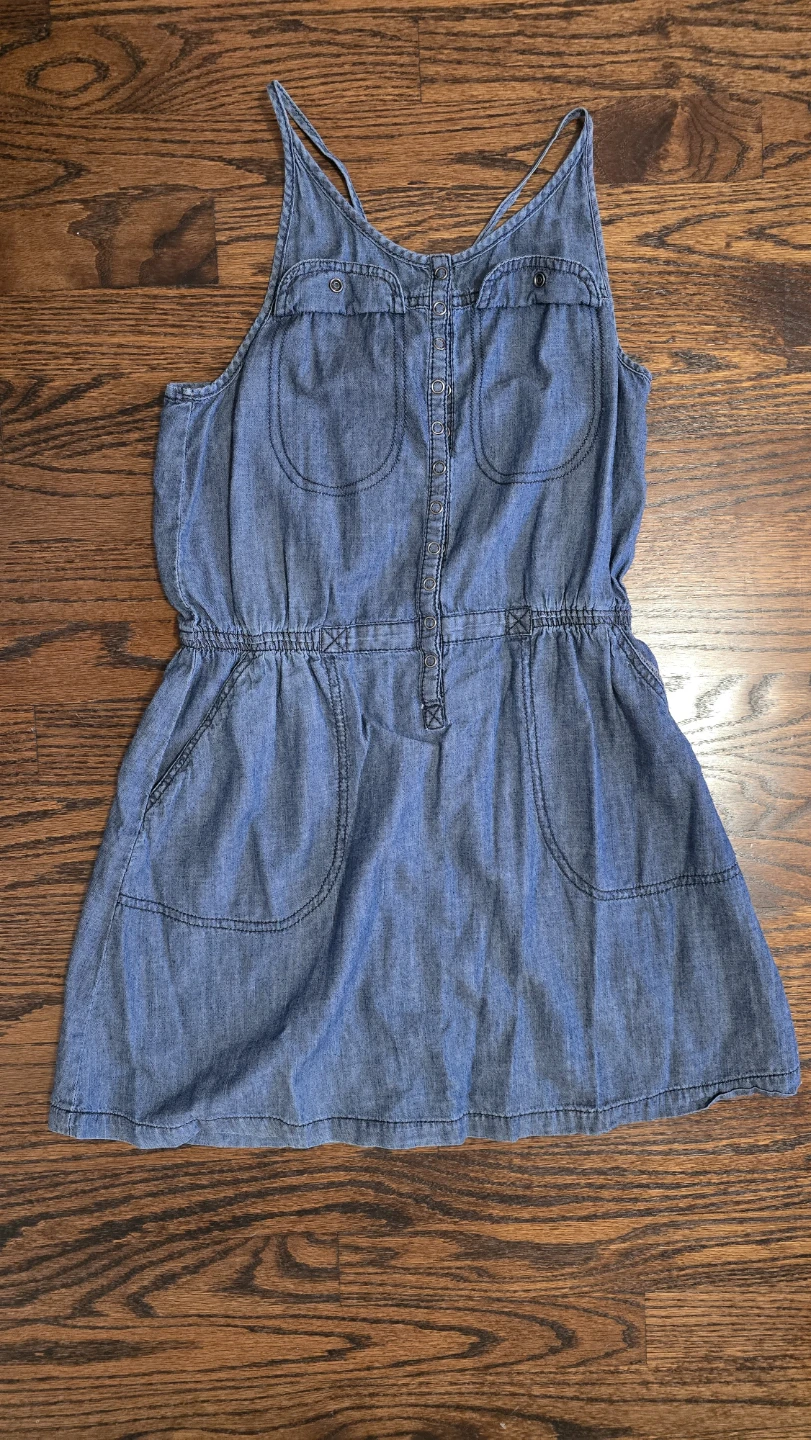 Creeks Blue Denim Dress - Size 12Y