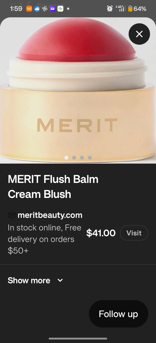 MERIT Flush Balm Cream Blush - Rouge - photo 3