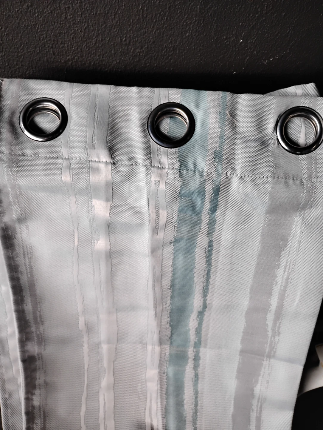 Striped Grommet Curtain Panels