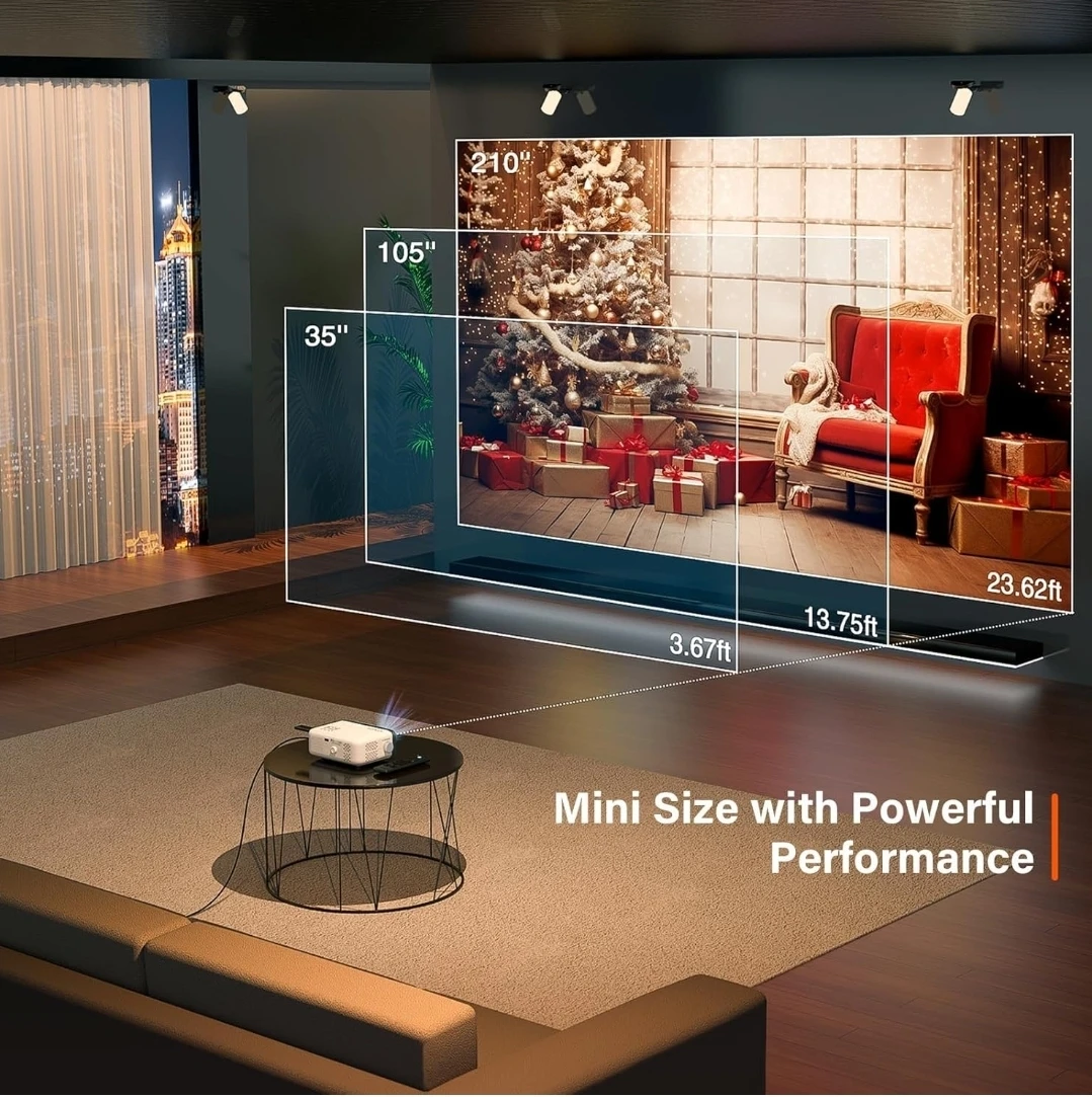 Voplus Mini Projector with Tripod - photo 2