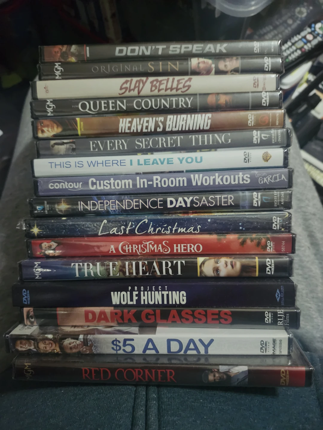 Lot of 16 DVDs: Don't Speak, Original Sin, Slay Belles, and more
