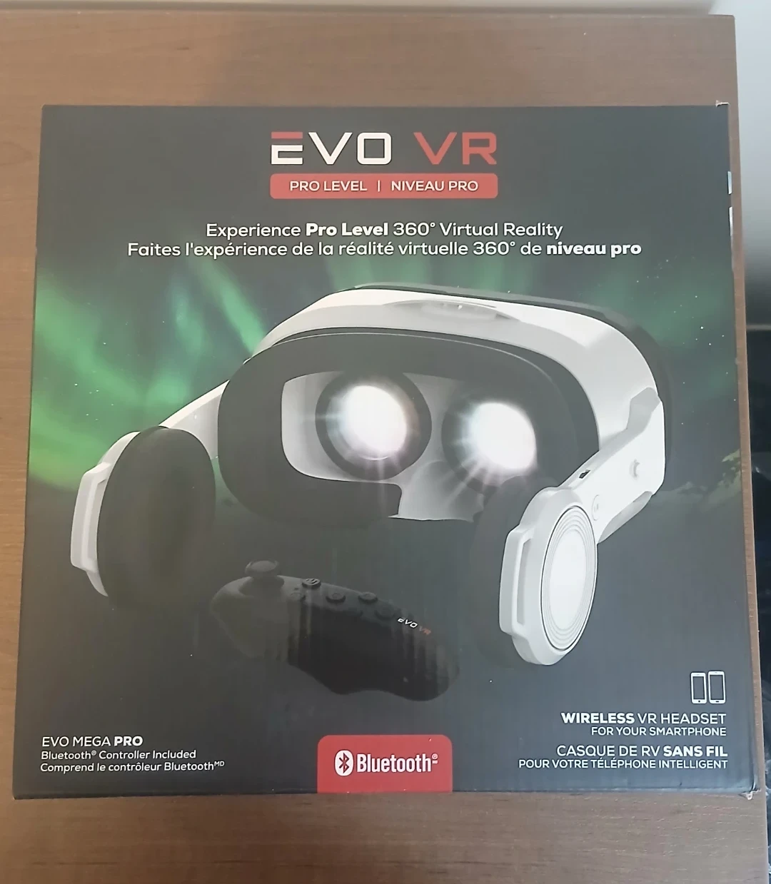 EVO VR Pro Level Wireless VR Headset with Bluetooth Controller