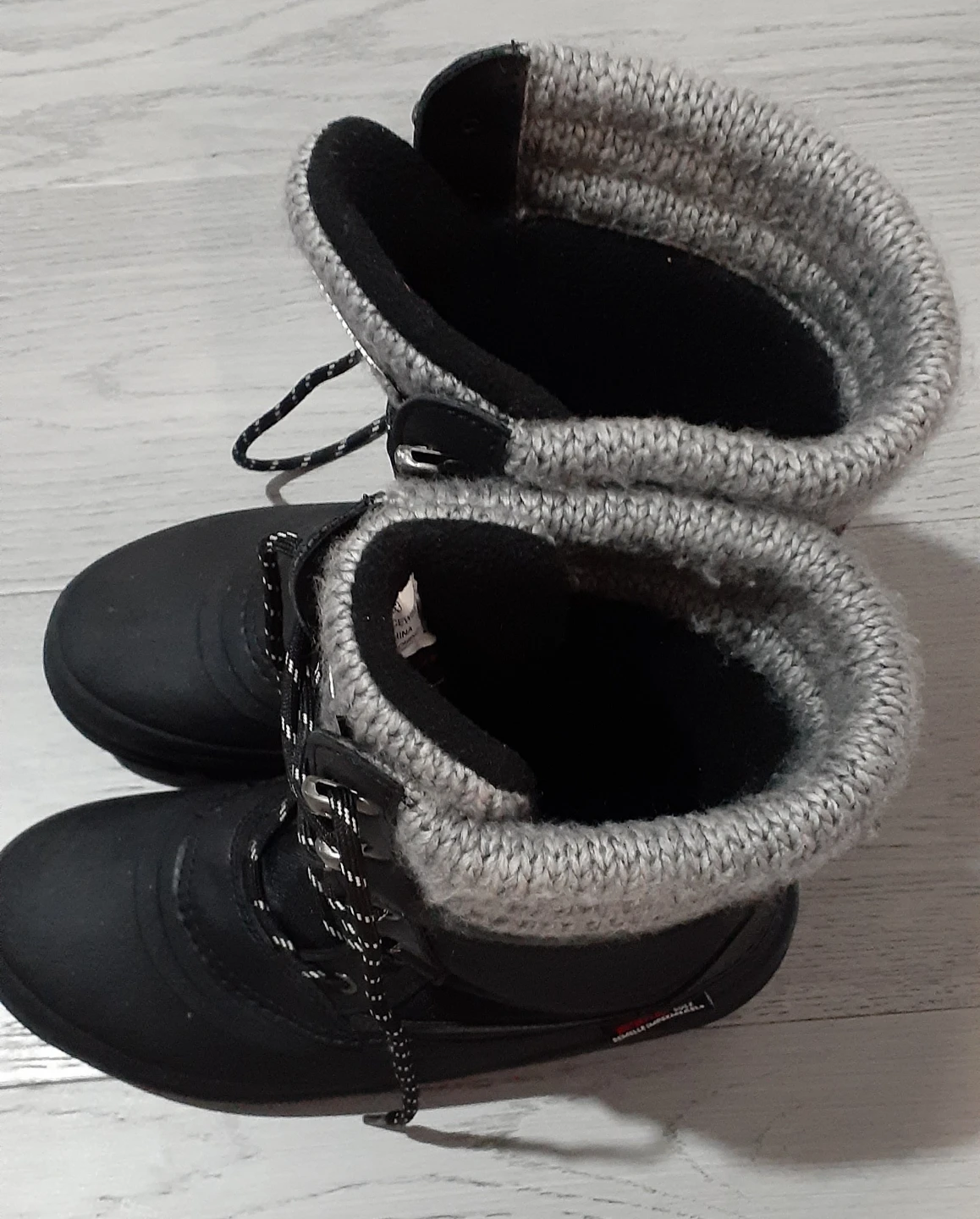 Canadians Men's Black Winter Boots Size 9 - photo 5