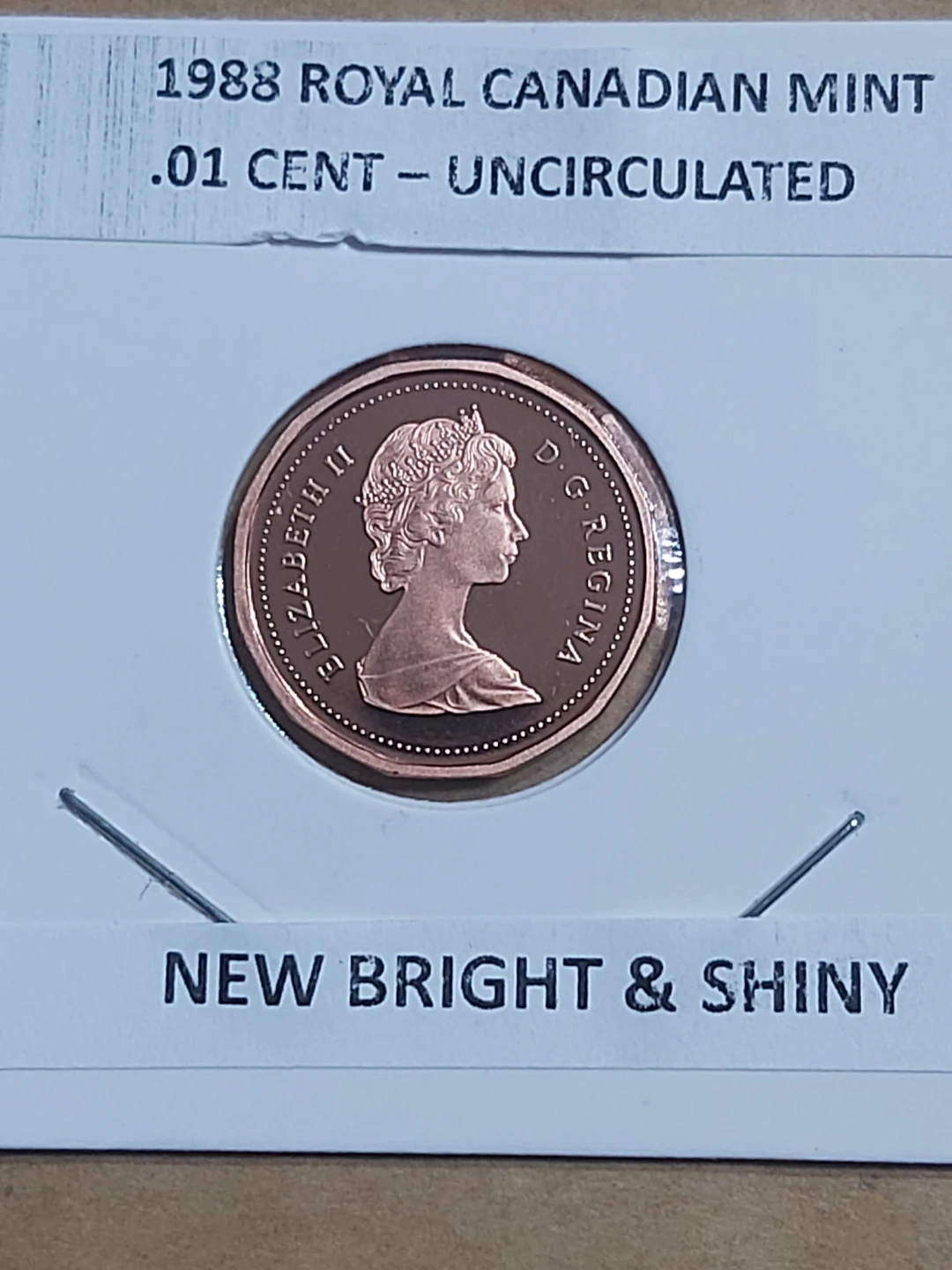 1988 Canada 1 Cent Coin - Uncirculated