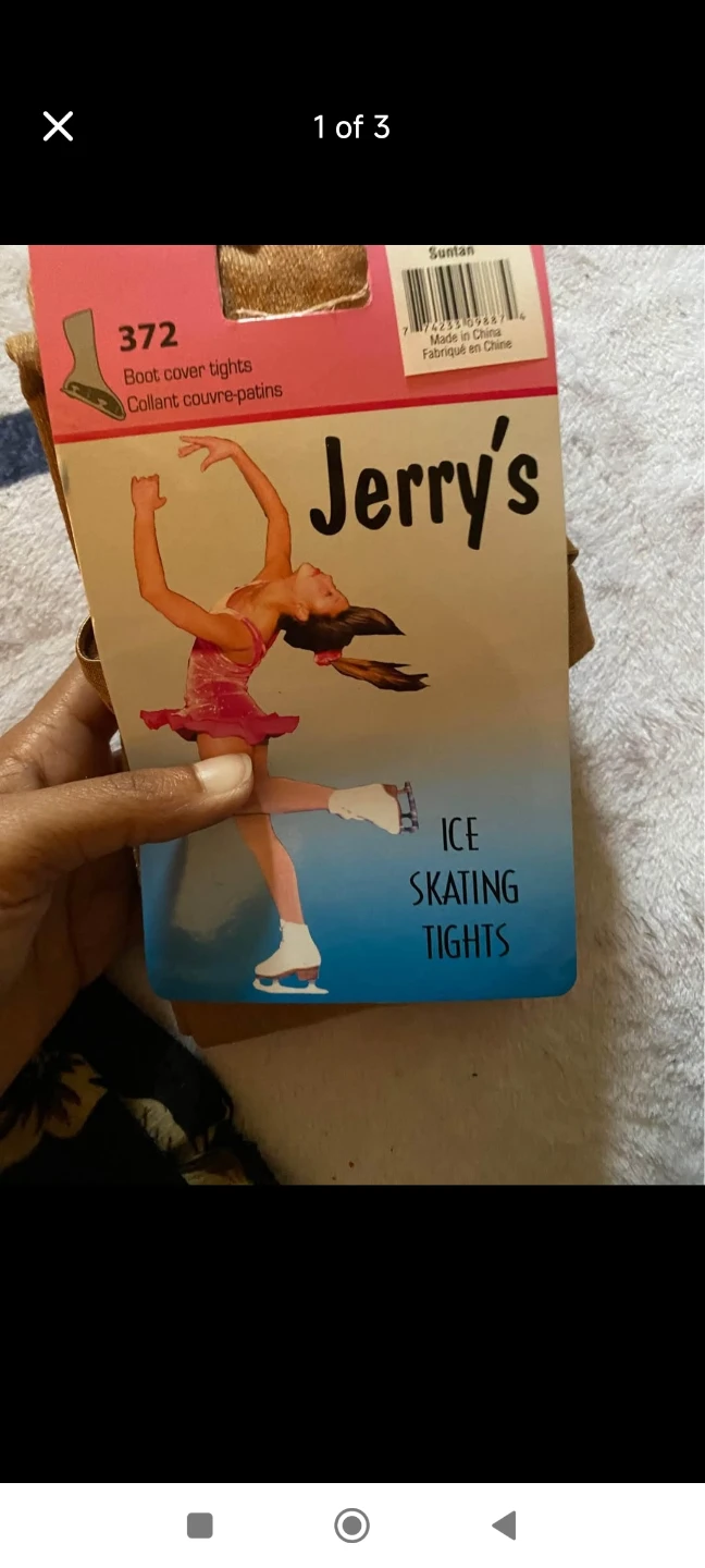 Jerry's Ice Skating Tights - Tan