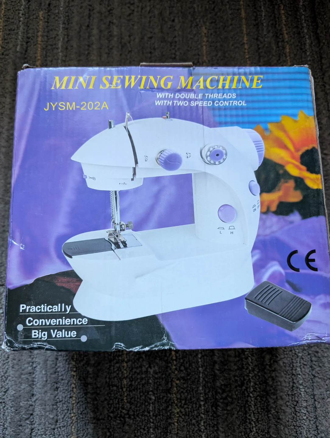 Mini Sewing Machine with Double Threads