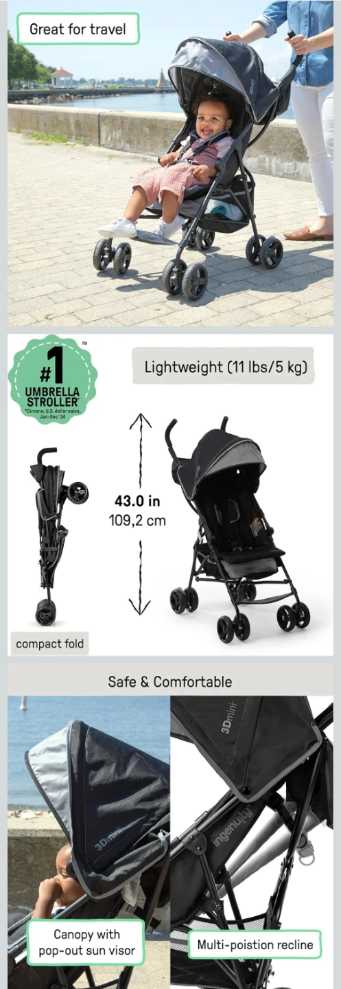 Summer Infant Stroller- Lightweight and Compact - photo 5