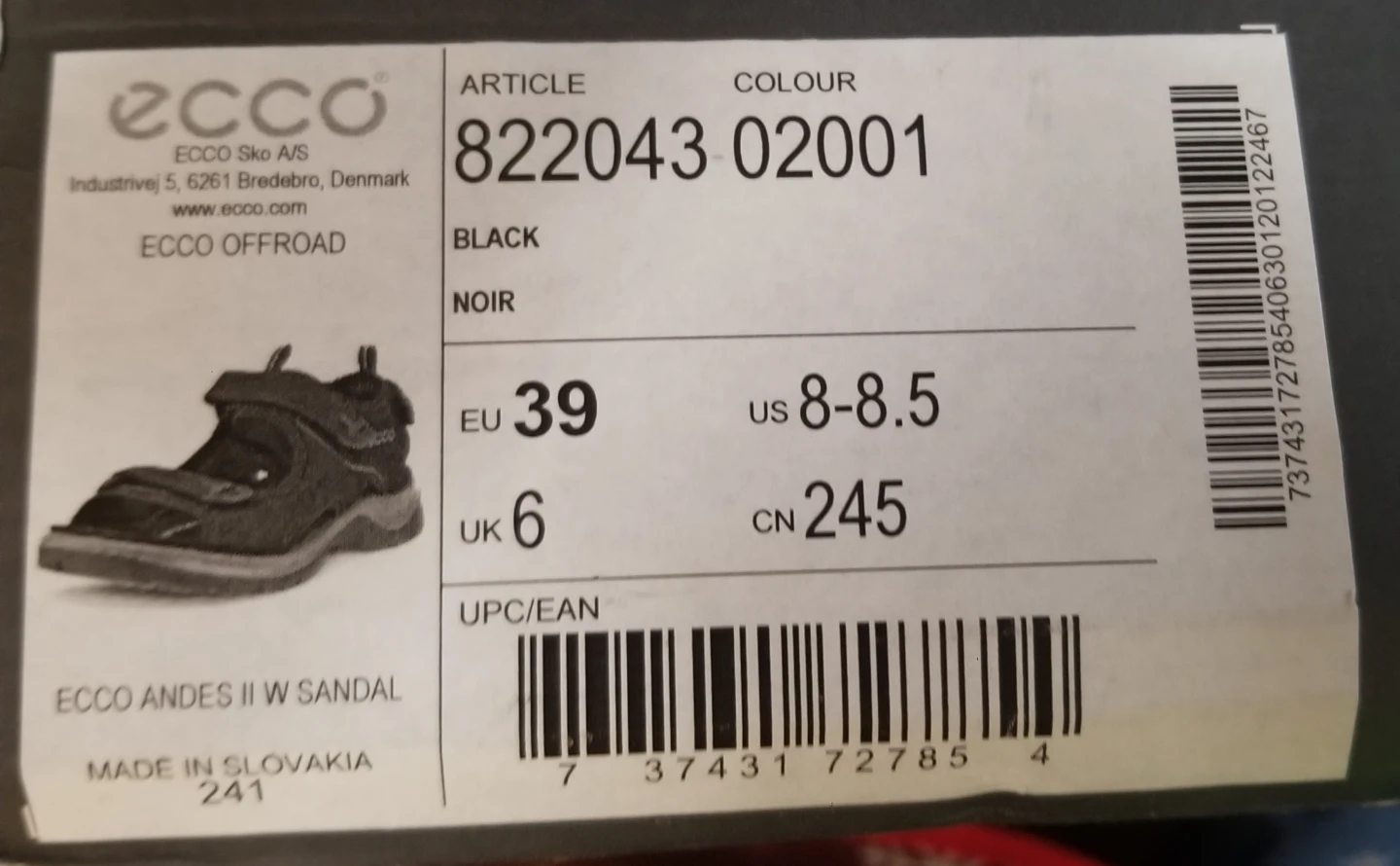 Brand new Ecco Andes ll W Sandals UK 6 - photo 5