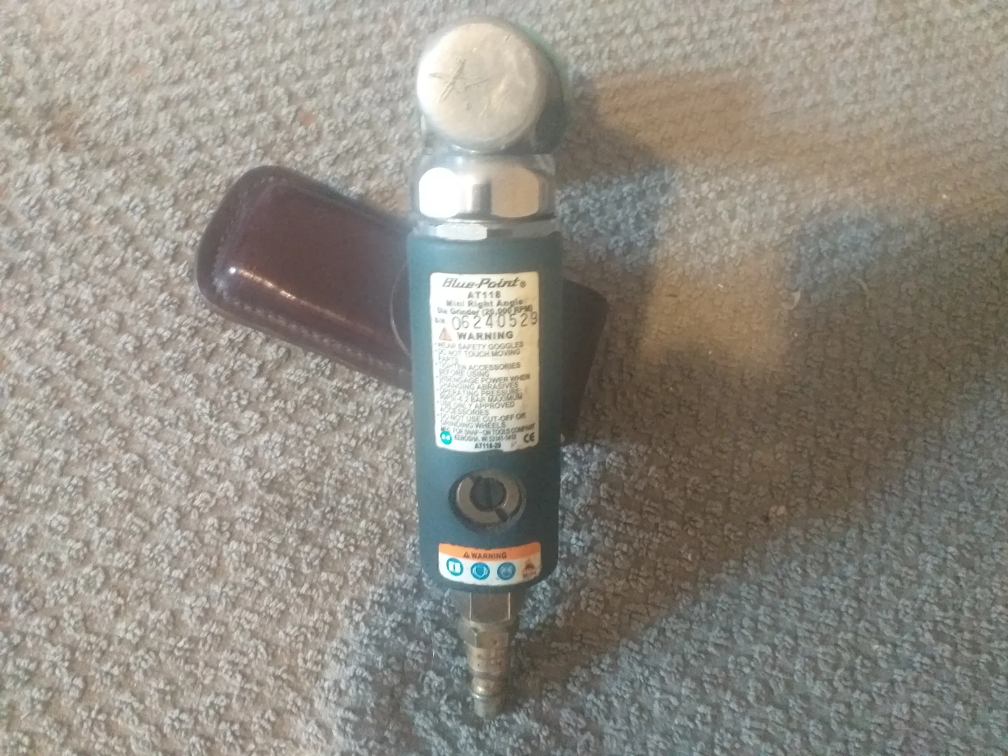 Bluepoint/Snap-On right angle pneumatic die grinder