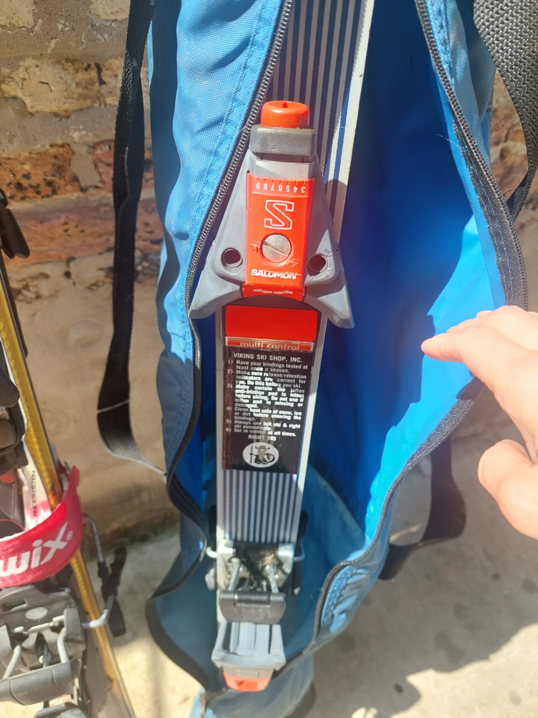 Salomon & Marker skis with bag - photo 5