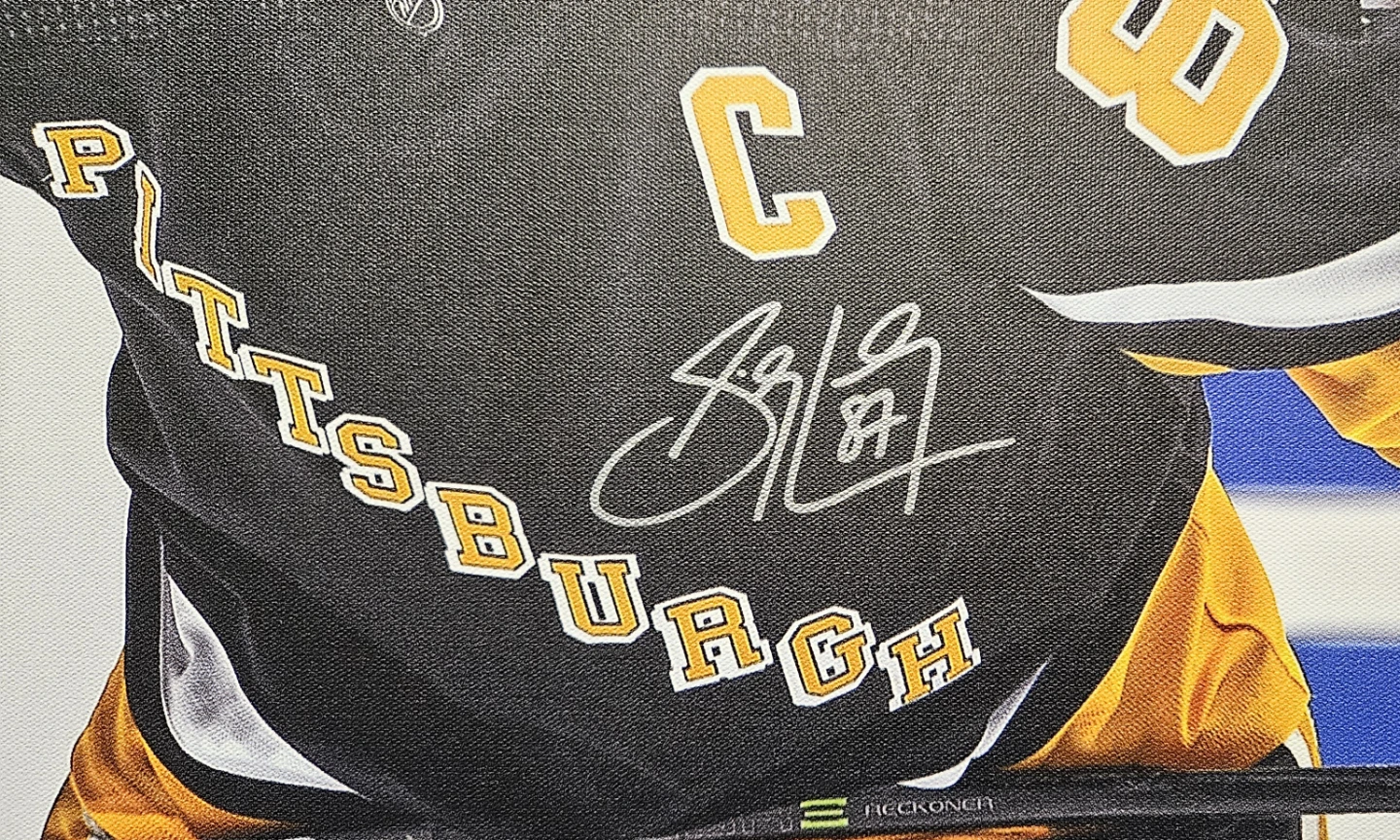 Framed Pittsburgh Penguins Sidney Crosby Signed Framesworth CoA - photo 2