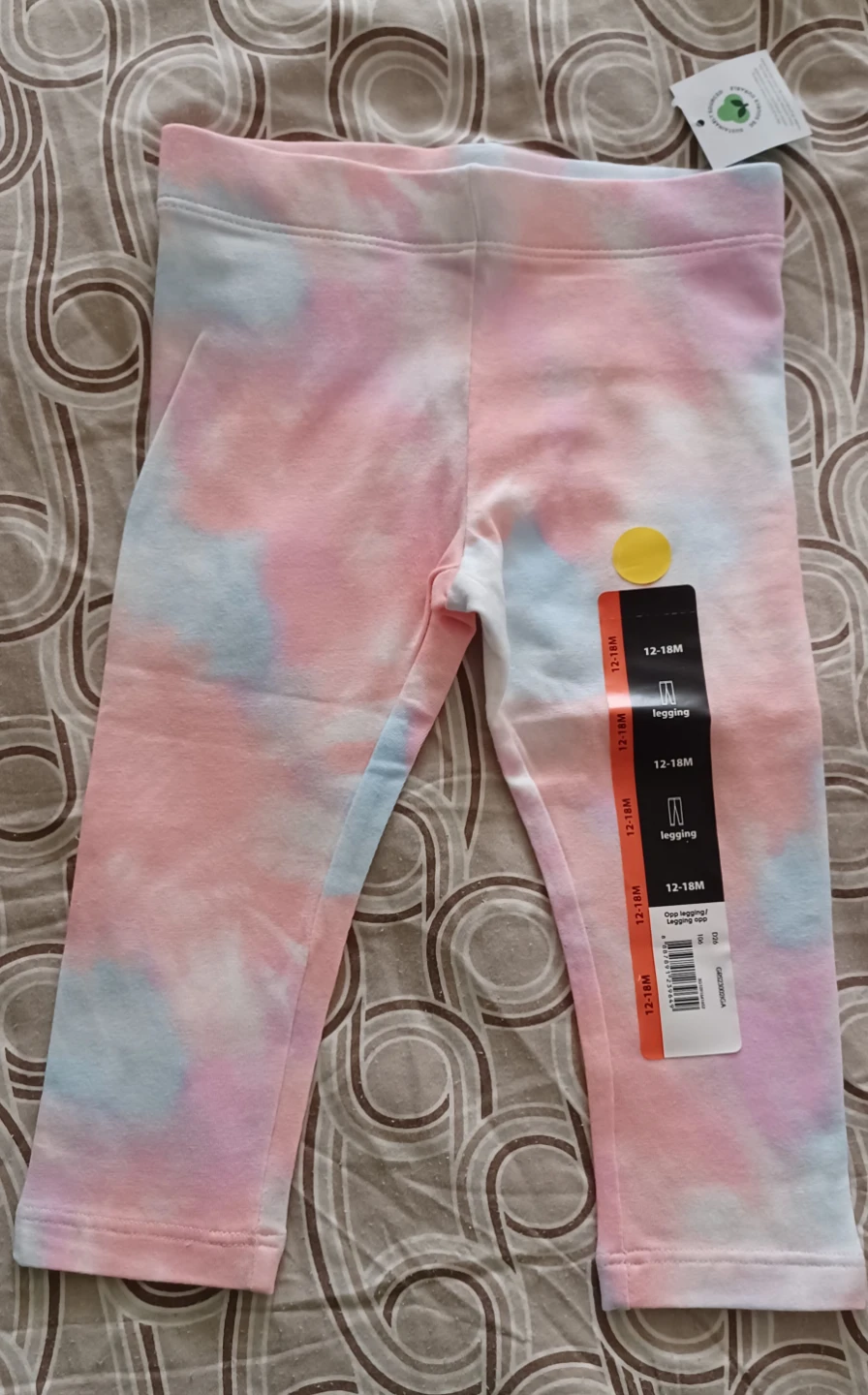Baby Girls' Tie-Dye Leggings - 12-18M