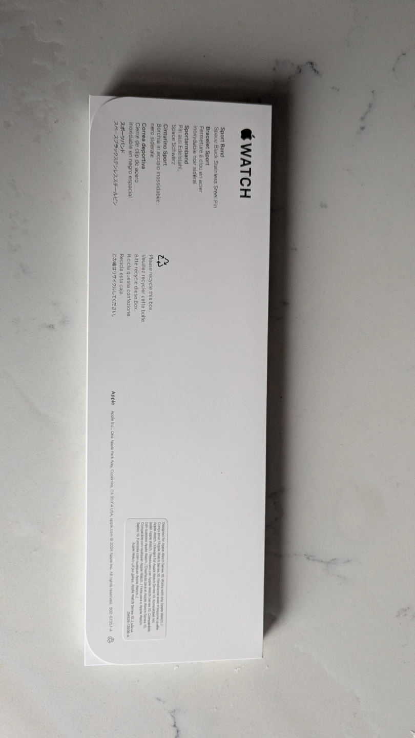 Apple Watch Sports Band- Space Black (S/M) 46mm - photo 2