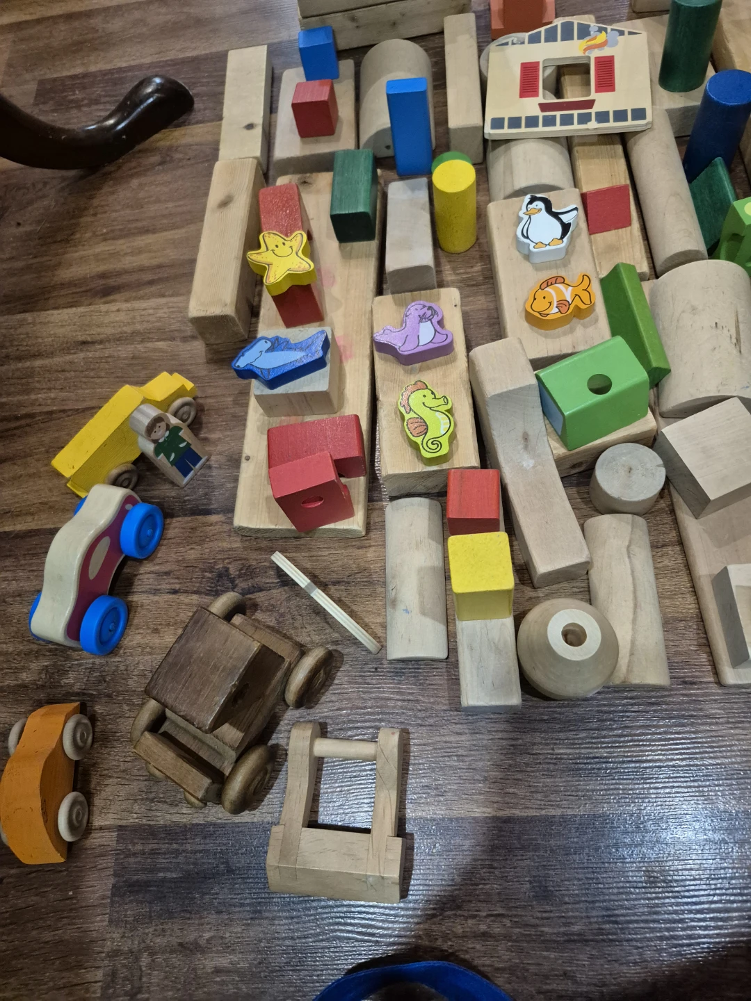 Assorted Wooden Building Blocks and Toys - photo 3