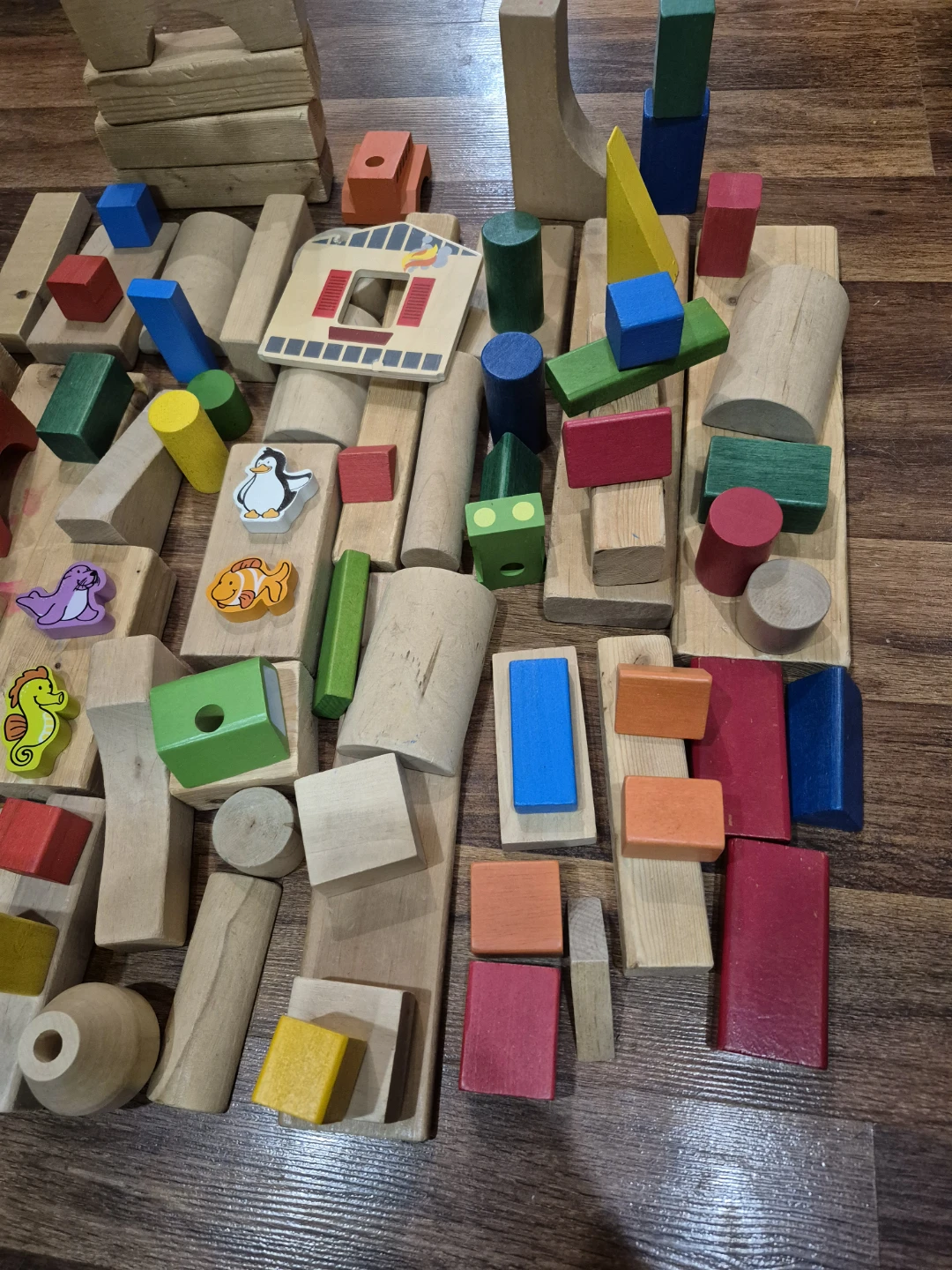 Assorted Wooden Building Blocks and Toys - photo 4
