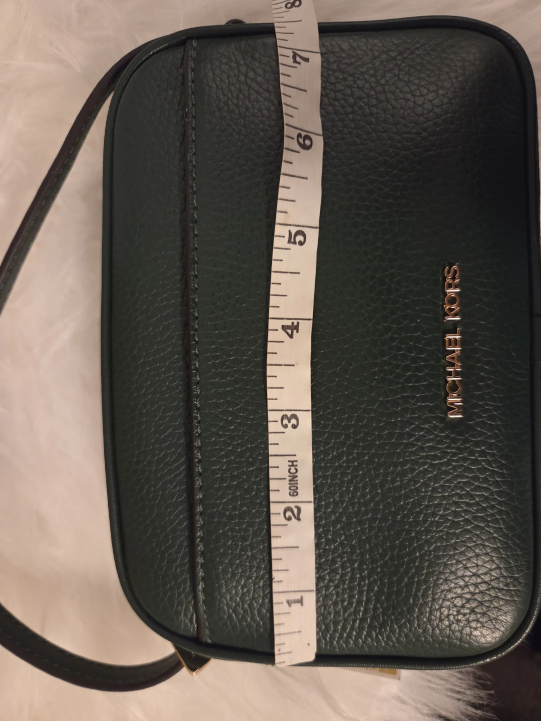 MICHAEL KORS Green Leather Crossbody Bag BNWT - photo 5