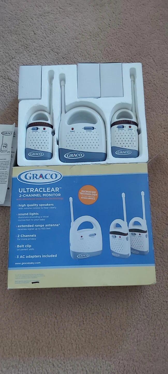 Graco Ultraclear 2-Channel Baby Monitor