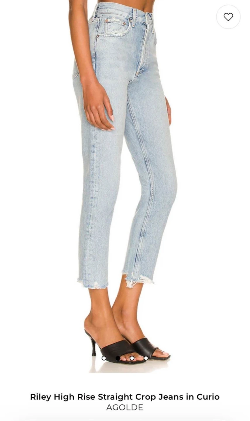 AGOLDE Riley High Rise jeans Size 24