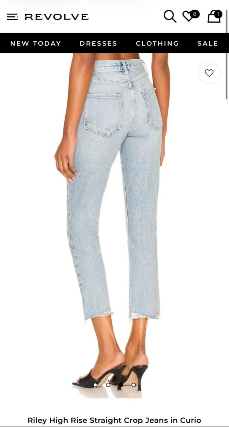 AGOLDE Riley High Rise jeans Size 24 - photo 2
