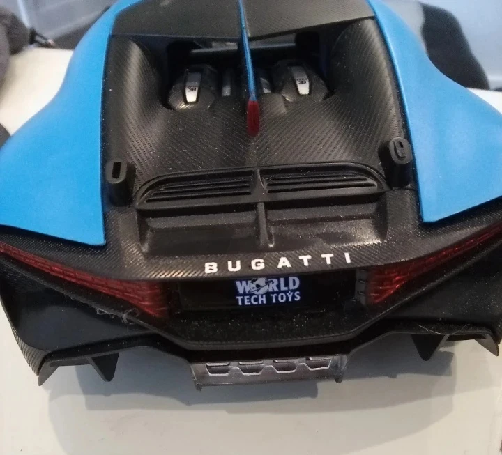 Bugatti W16 Diecast Model Car - Blue - photo 3