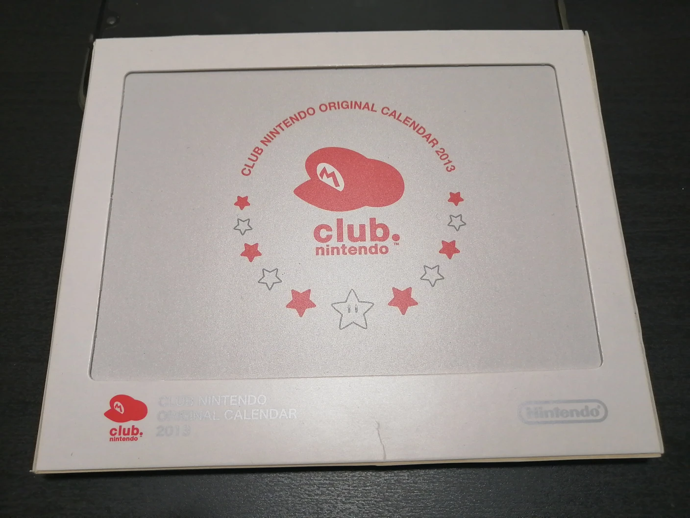 Club Nintendo Original Calendar 2013